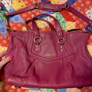 Coach Bag Purple